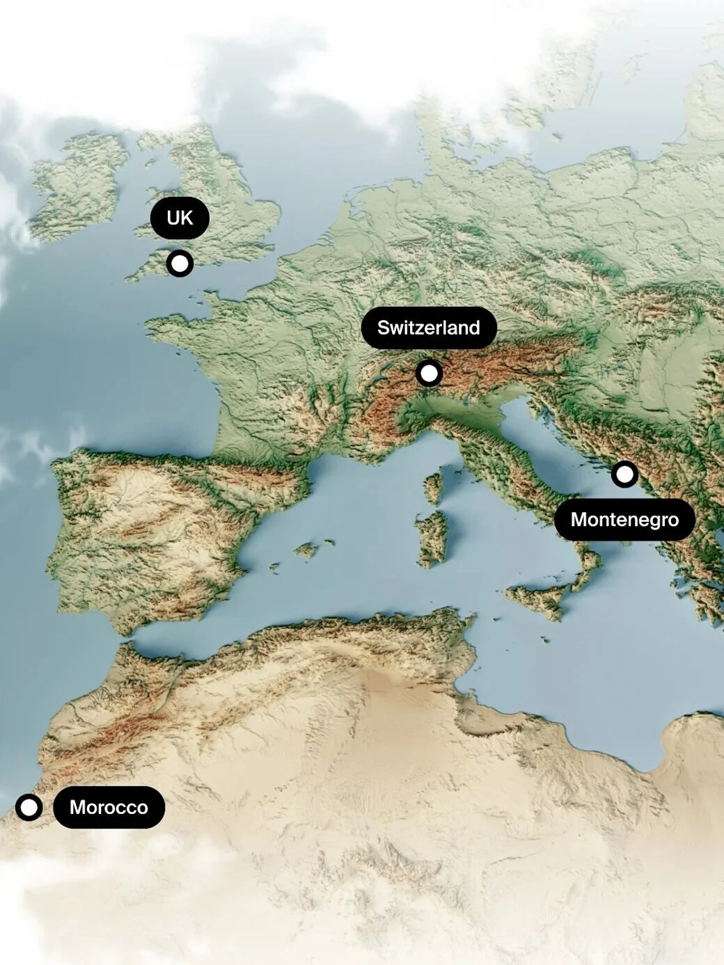 The destinations d